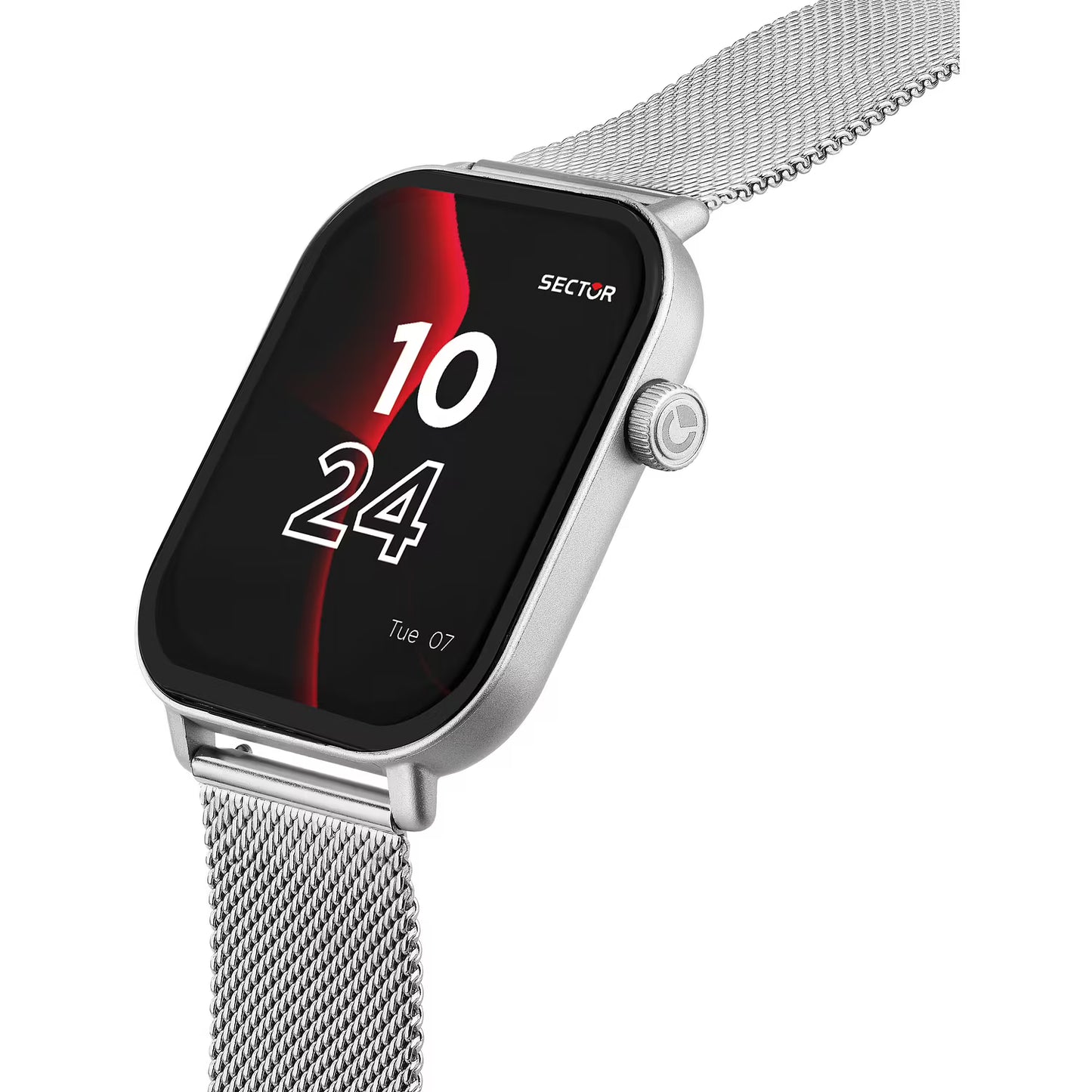 Orologio Smartwatch Sector S-07 Smart Digital Braccialato Maglia Milanese Silver