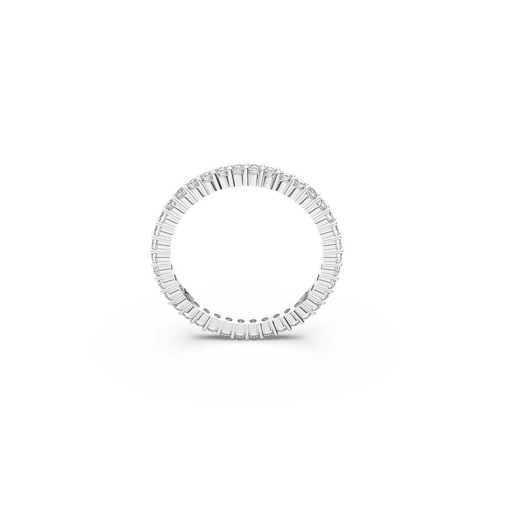 Anello Swarovski Vittore Bianco Placcato rodio - Misura 60