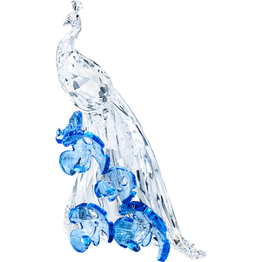 Oggettistica da Collezione Swarovski Scs White Peacock, Pavone Bianco