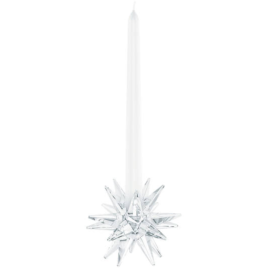 Decorazioni Natalizie Swarovski Portacandela Stella Bianco