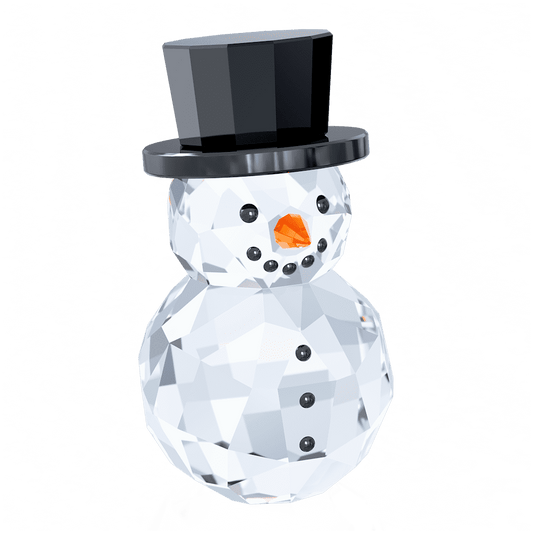 Decorazioni Natalizie Swarovski Pupazzo di Neve con Cappello