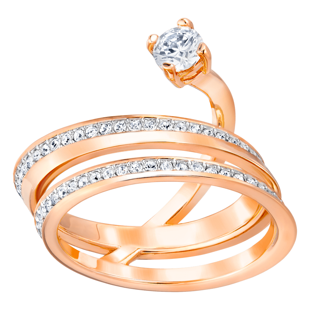 Anello Spirale Swarovski Fresh Medium - Misura 55