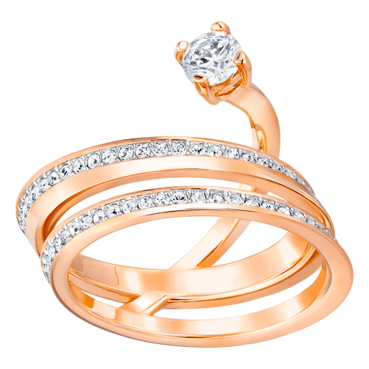 Anello Spirale Swarovski Fresh Medium - Misura 55