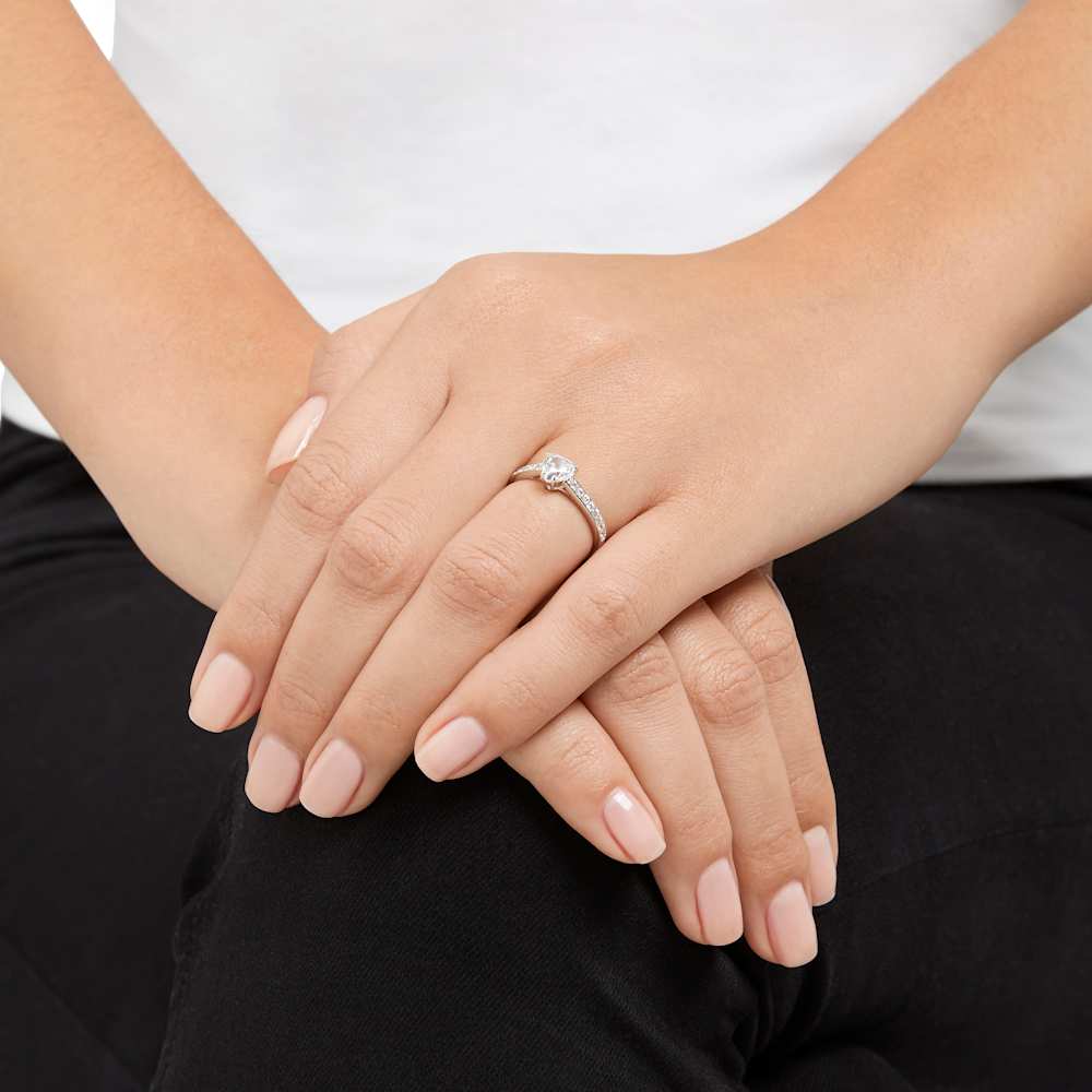 Anello Swarovski Attract Heart - Misura 58