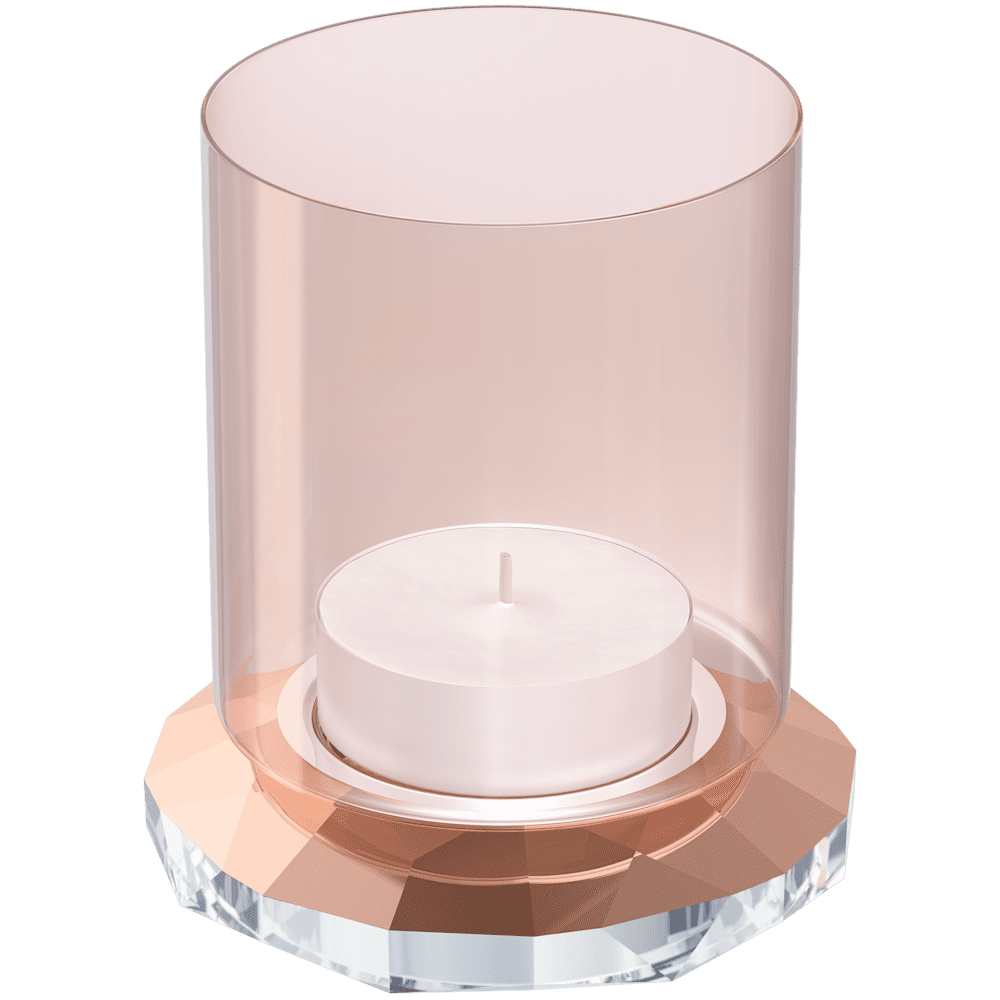 Portacandele Swarovski Allure Tea Light Rose Gold