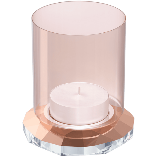 Portacandele Swarovski Allure Tea Light Rose Gold