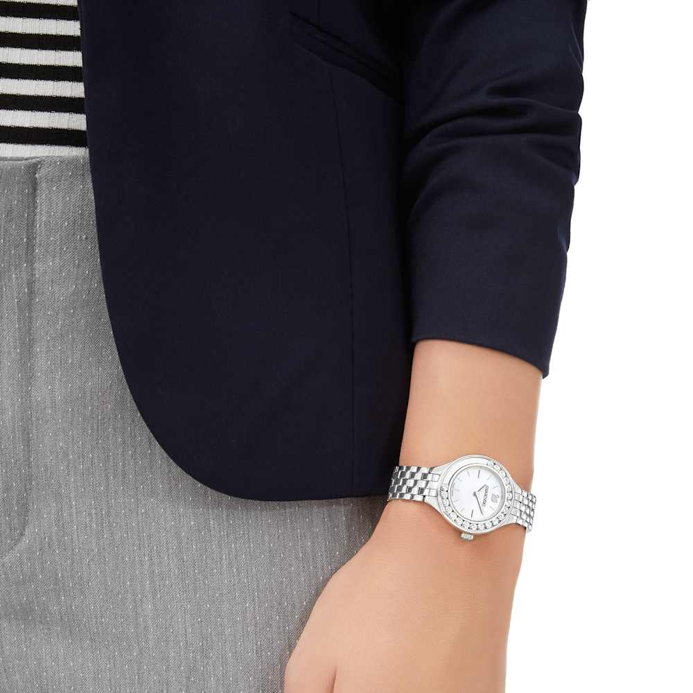 Orologio Swarovski Lovely Crystals Mini Acciaio Braccialato Cristalli Girevoli