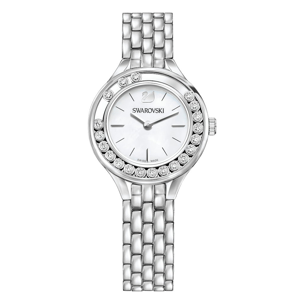 Orologio Swarovski Lovely Crystals Mini Acciaio Braccialato Cristalli Girevoli