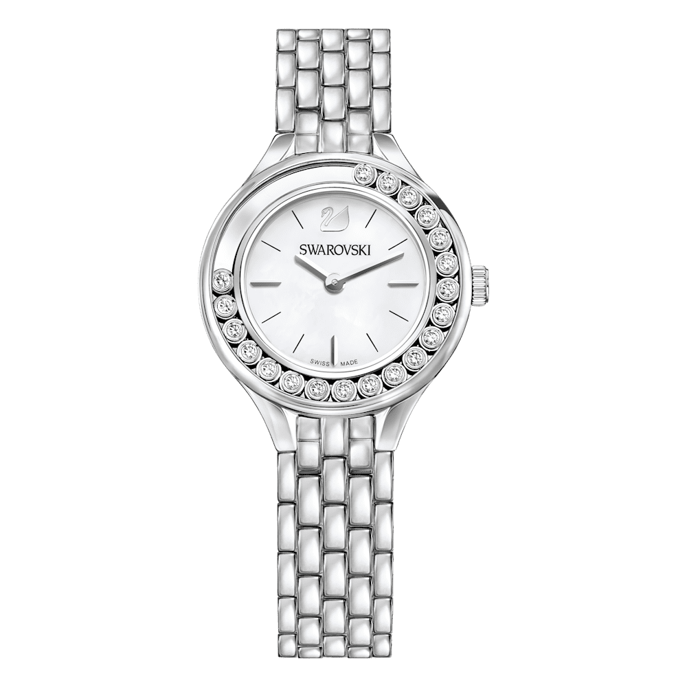 Orologio Swarovski Lovely Crystals Mini Acciaio Braccialato Cristalli Girevoli