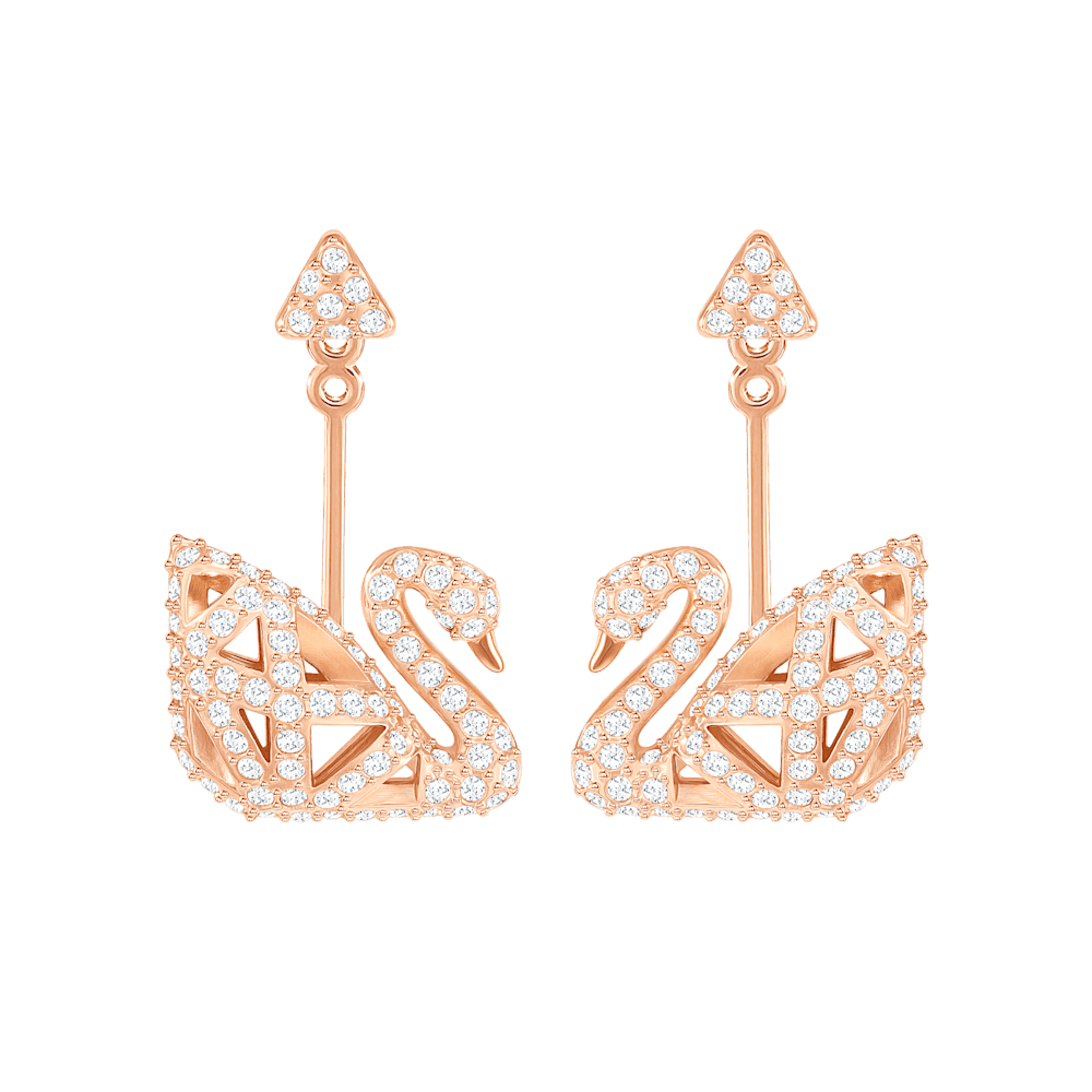 Orecchini Swarovski Facet Swan