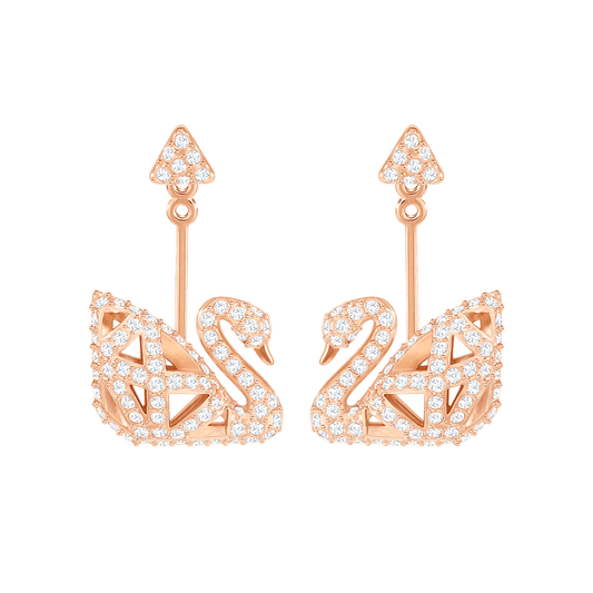 Orecchini Swarovski Facet Swan