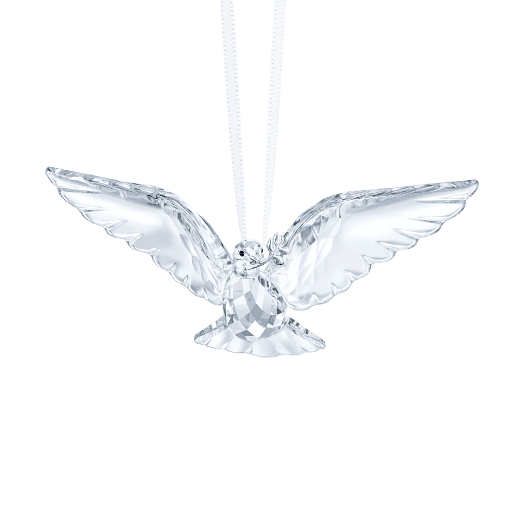 Decorazioni Natalizie Swarovski Crystal Living Colomba Della Pace