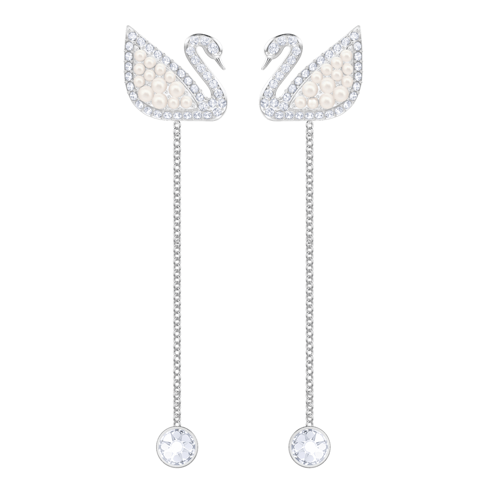 Orecchini Pendenti Swarovski Iconic Swan