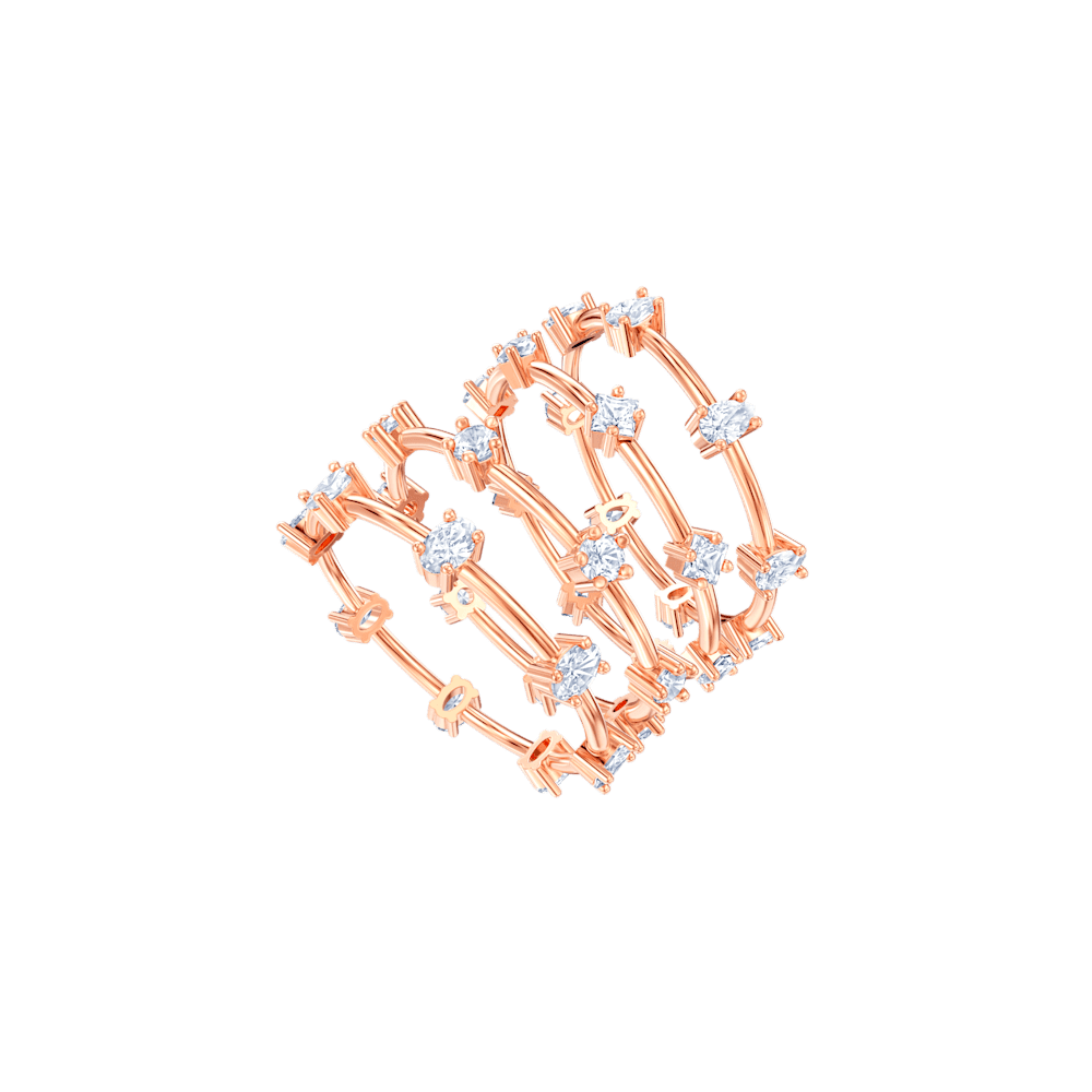 Anello Swarovski Moonsun Stones - Misura 55