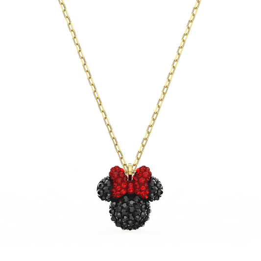 Collana con Pendente Swarovski Mickey & Minnie Silhouette Minnie