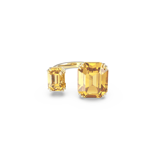 Anello aperto Swarovski Millenia Taglio ottagonale Giallo - Misura 55