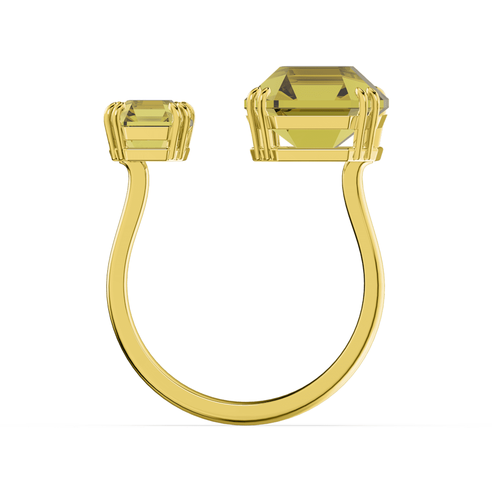 Anello aperto Swarovski Millenia Taglio ottagonale Giallo - Misura 55