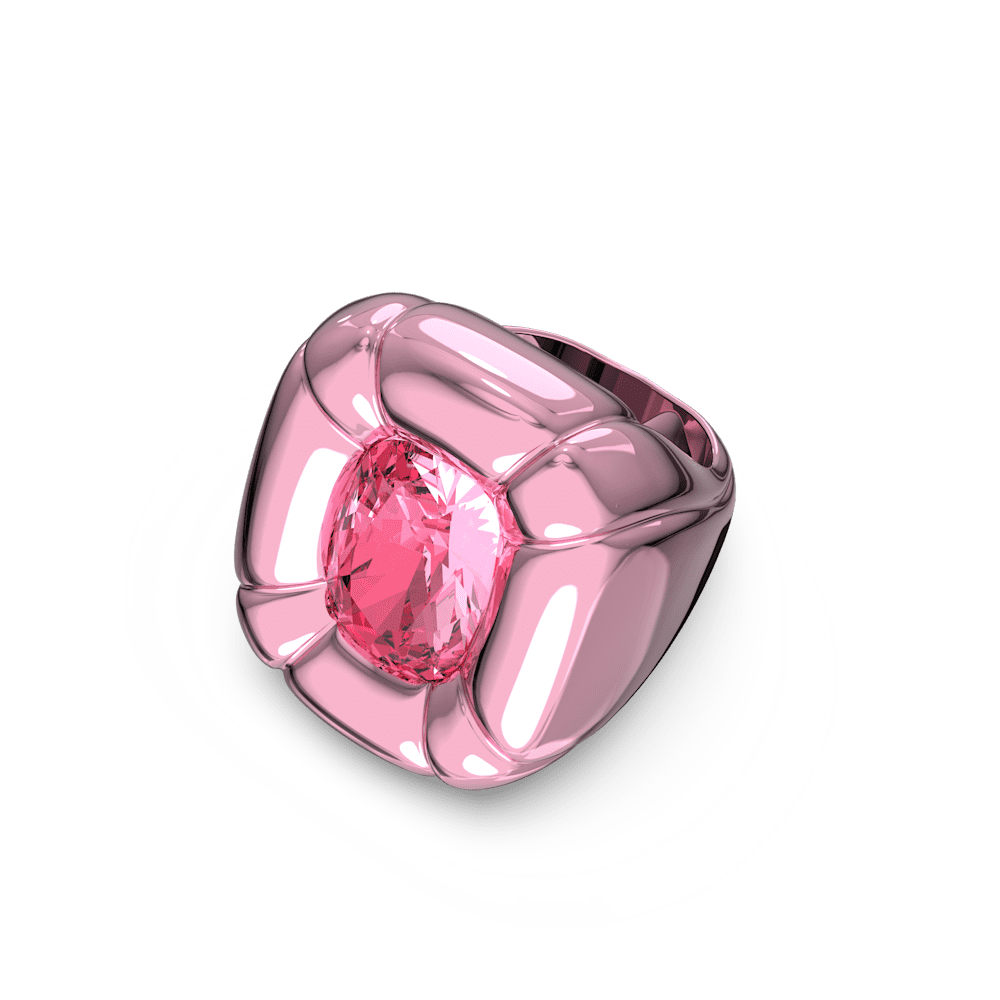 Anello Swarovski Dulcis Alluminio Anodizzato Rosa - Misura 55