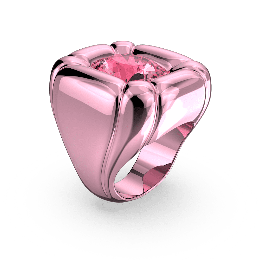 Anello Swarovski Dulcis Alluminio Anodizzato Rosa - Misura 55