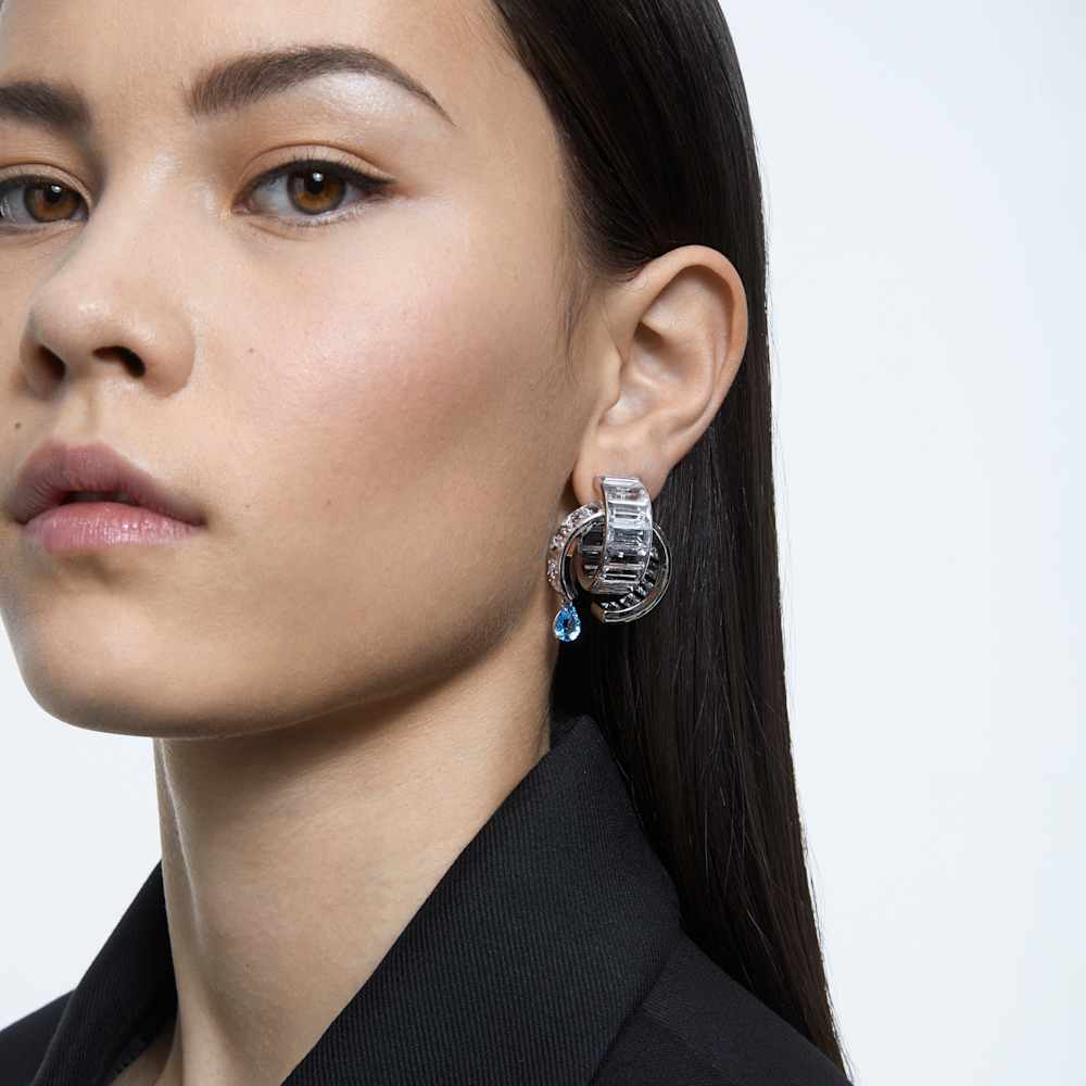 Orecchini Swarovski Matrix Blue Drop Cry