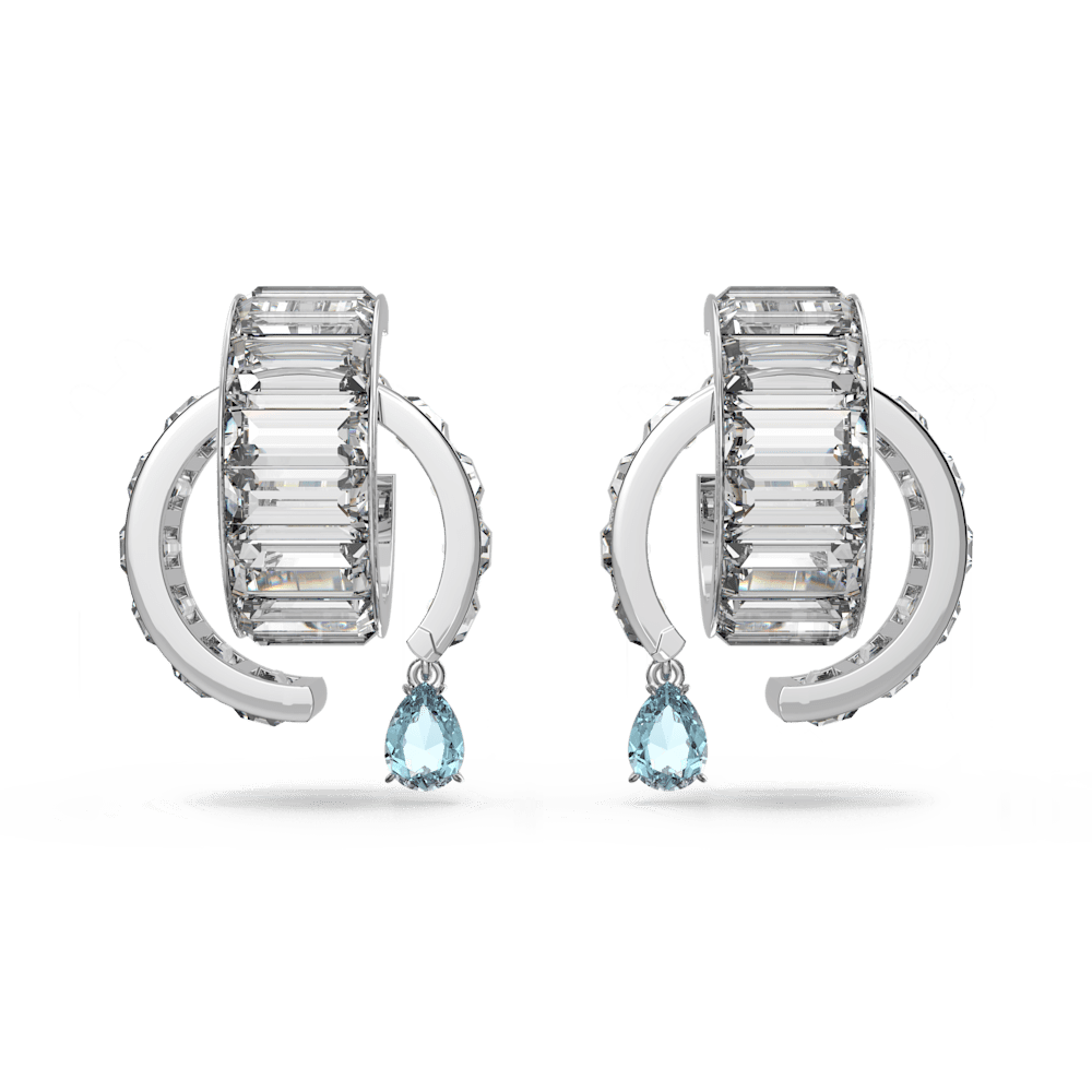 Orecchini Swarovski Matrix Blue Drop Cry
