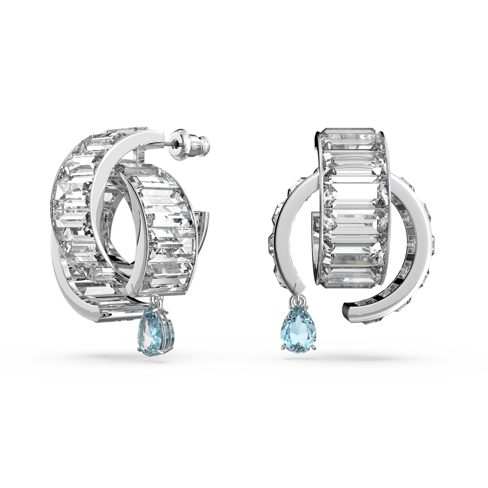 Orecchini Swarovski Matrix Blue Drop Cry