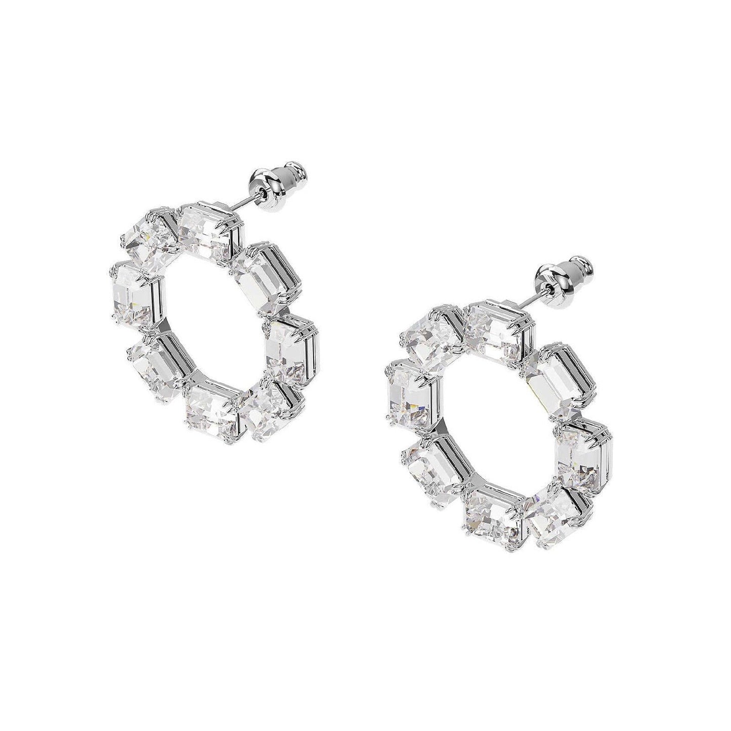 Orecchini A Lobo Swarovski Millenia Circle