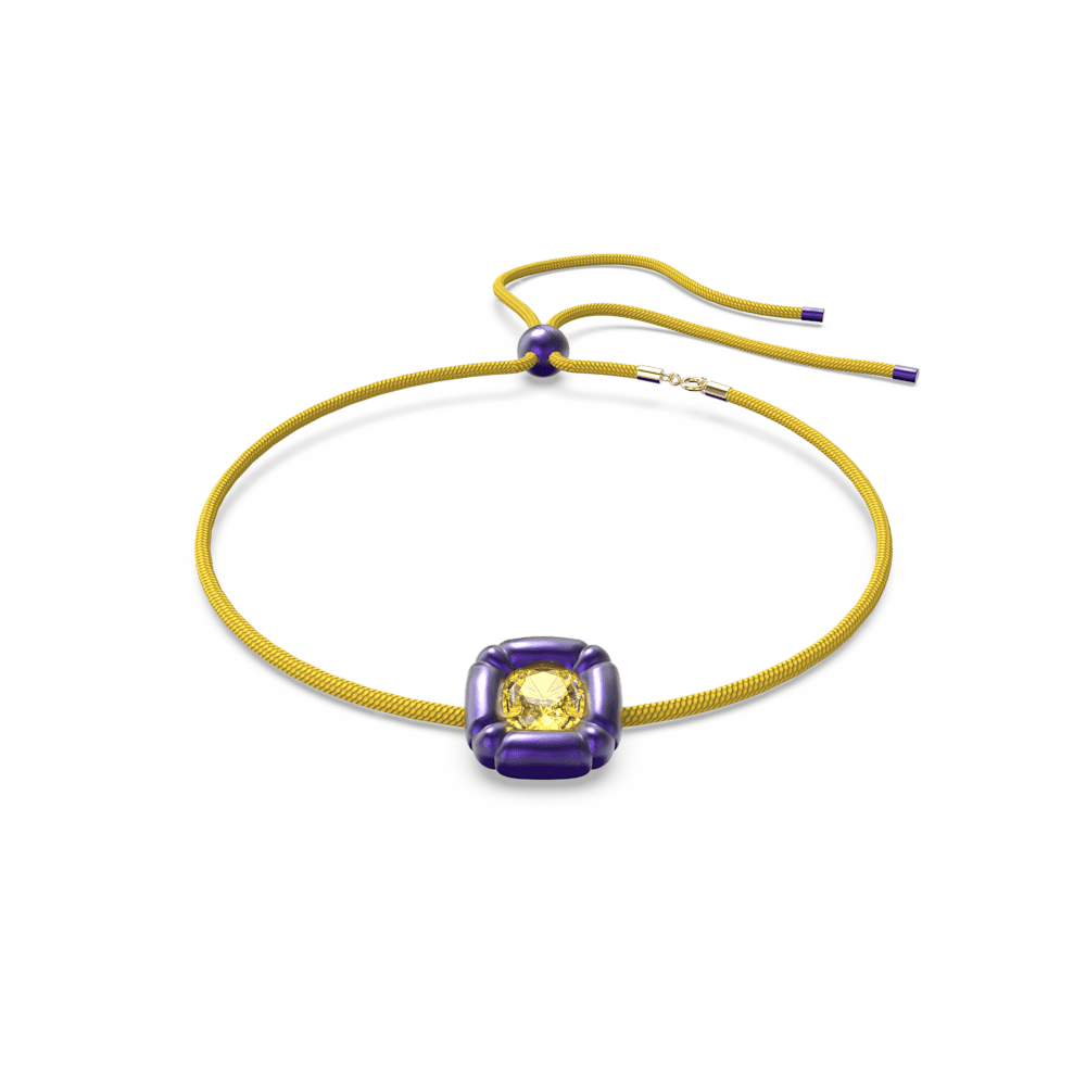 Collana Swarovski Dulcis Giallo Viola