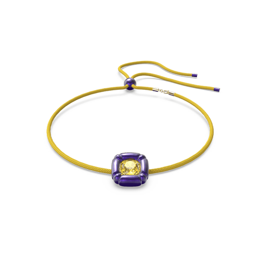 Collana Swarovski Dulcis Giallo Viola