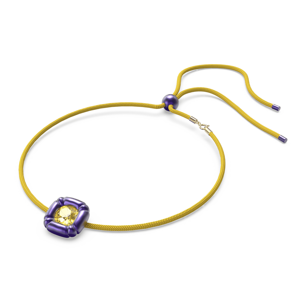 Collana Swarovski Dulcis Giallo Viola