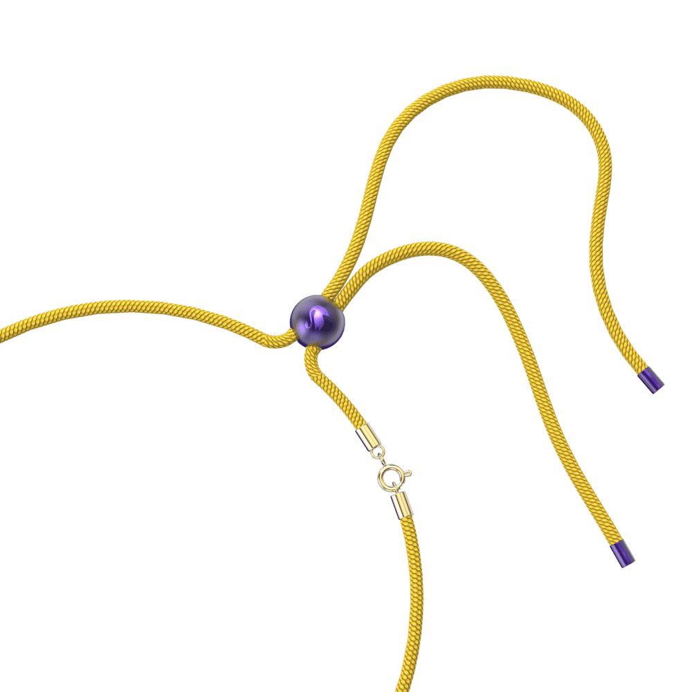 Collana Swarovski Dulcis Giallo Viola