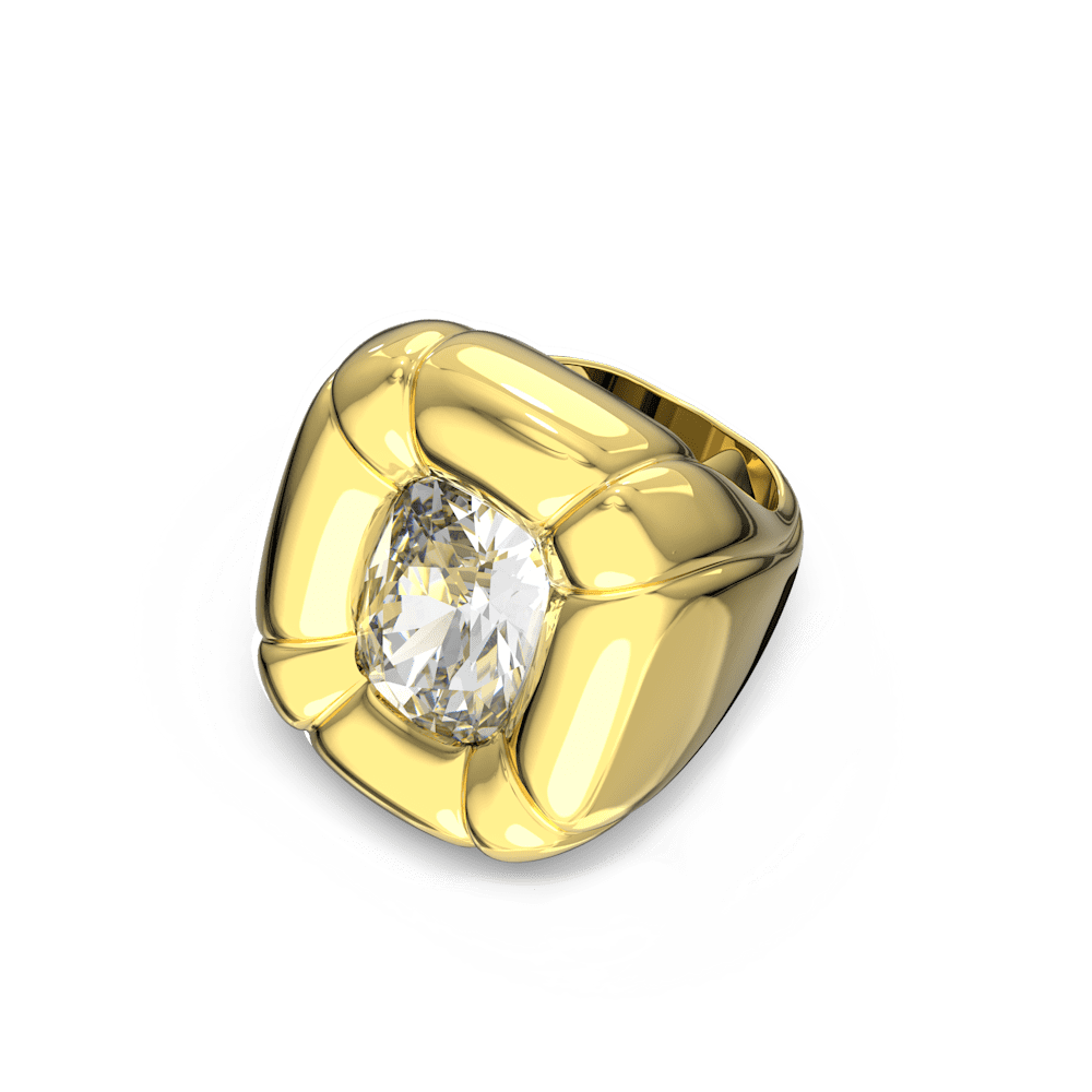 Anello Swarovski Dulcis Alluminio Anodizzato Giallo - Misura 55