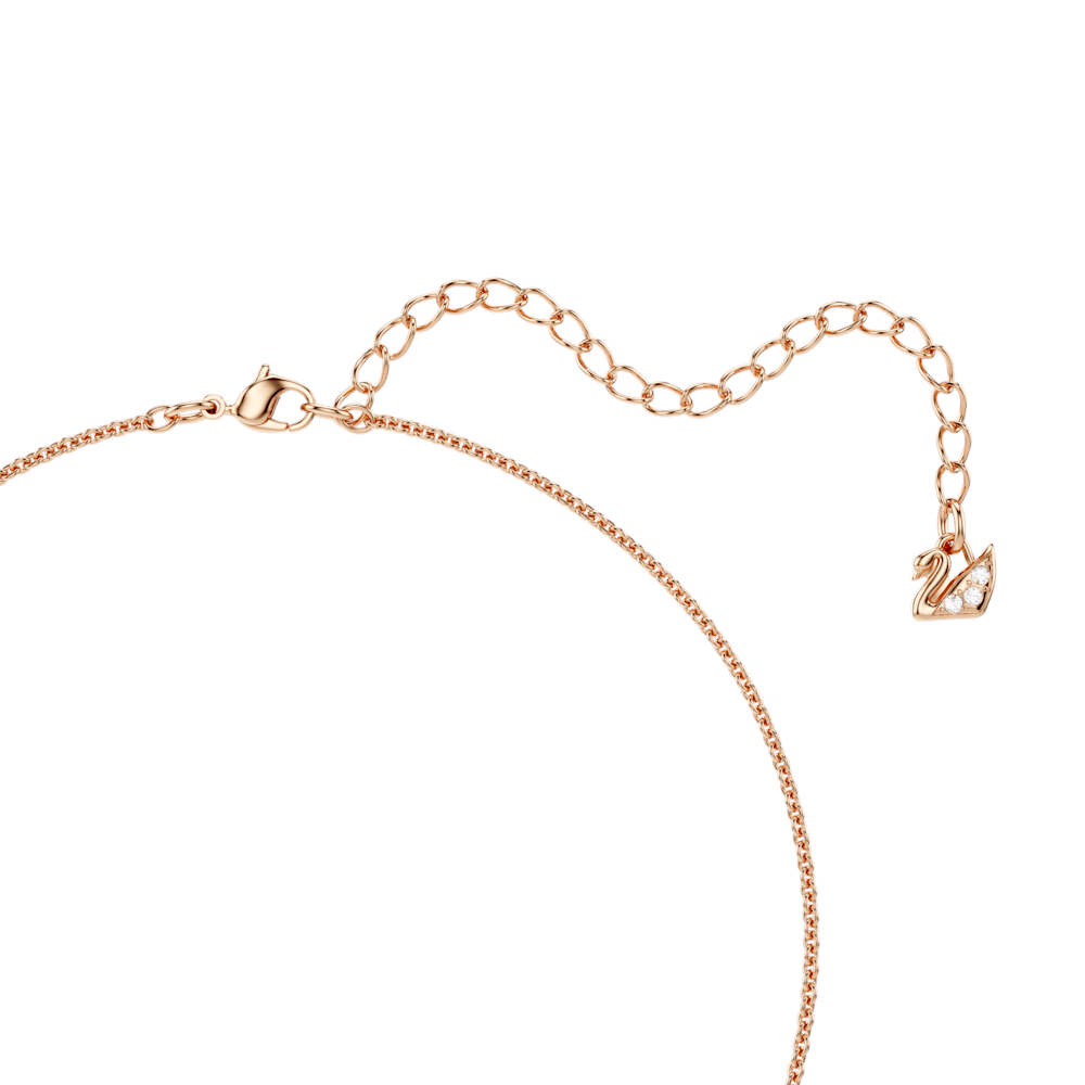 Collana con Pendente Swarovski Teddy, Orso, Rosa, Finitura oro rosa 18K