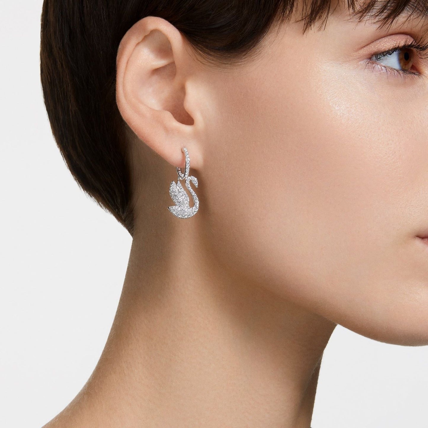 Orecchini Pendenti Swarovski Swan