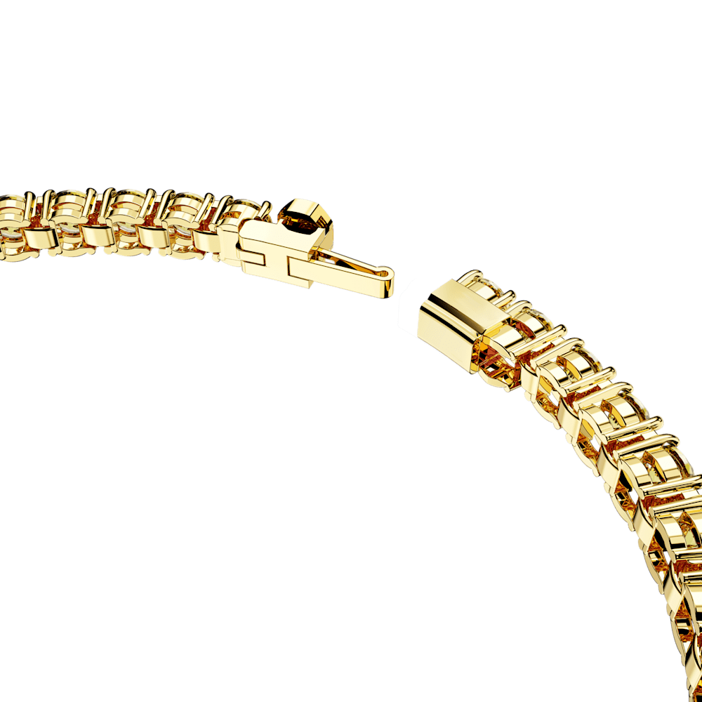 Bracciale Tennis Swarovski Matrix Finitura oro 18 Kt - Misura M