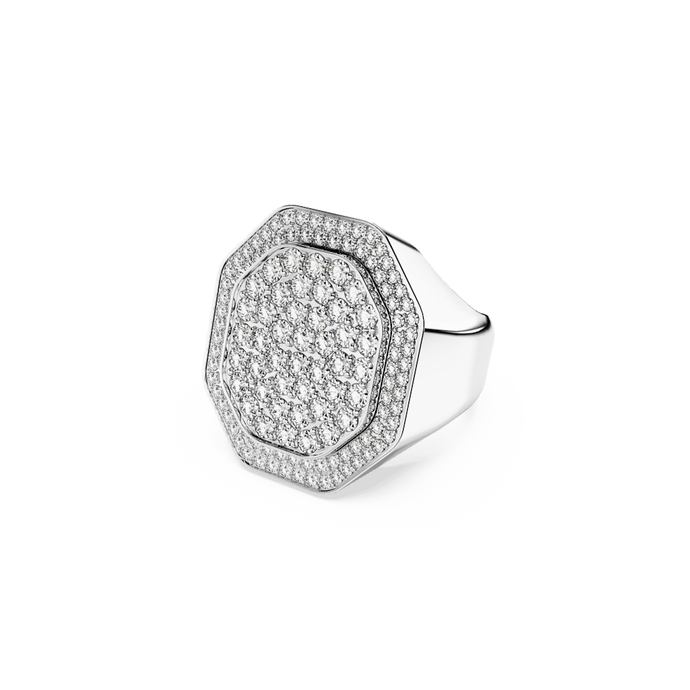Anello Chevalier Swarovski Dextera Signet - Misura 52