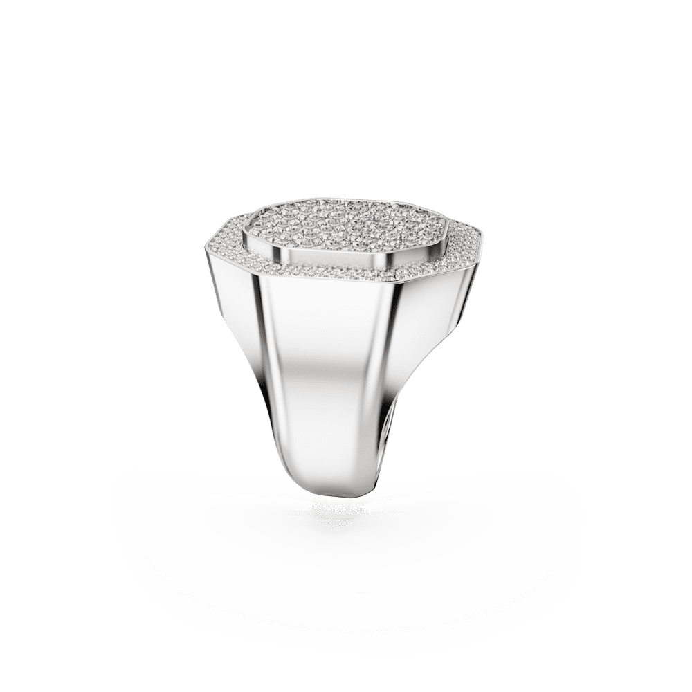 Anello Chevalier Swarovski Dextera Signet - Misura 52