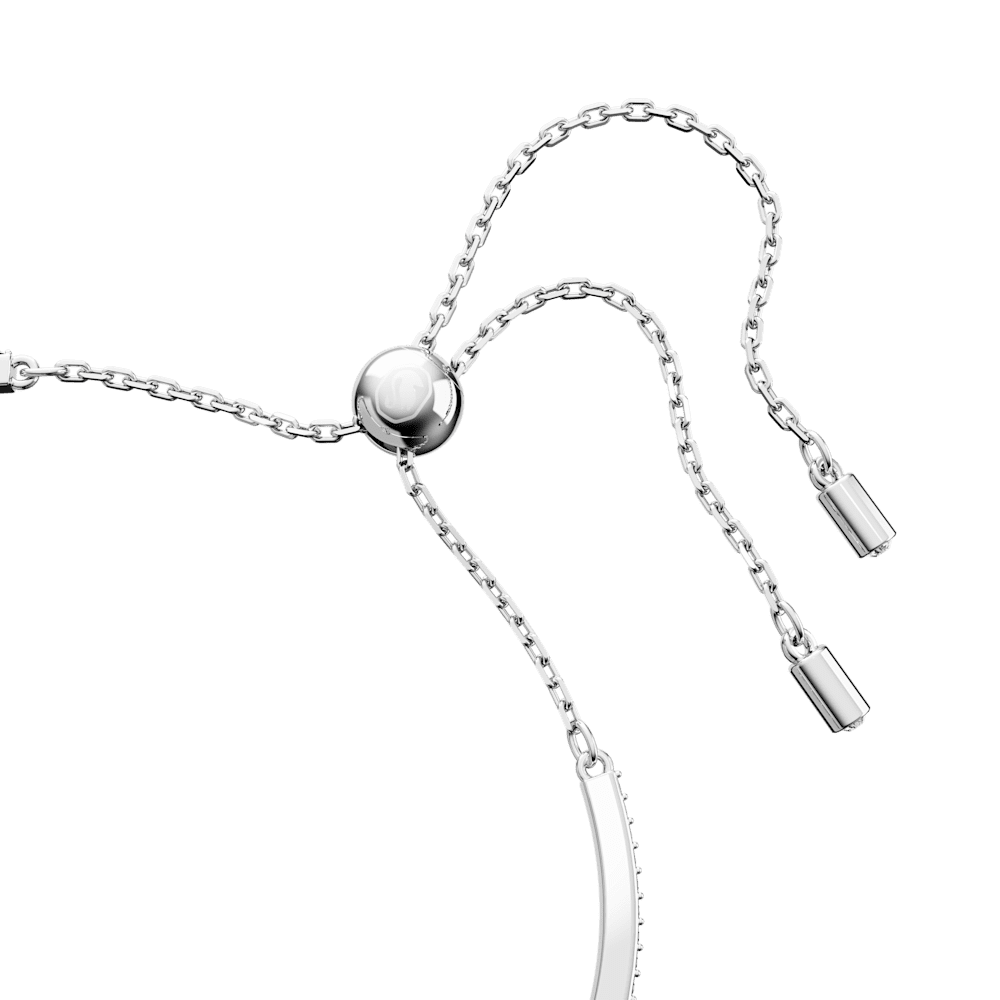 Bracciale Rigido Swarovski Iconic Swan Cristalli Azzurri