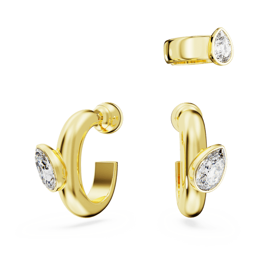 Set 3 Orecchini Swarovski Dextera con Ear Cuff