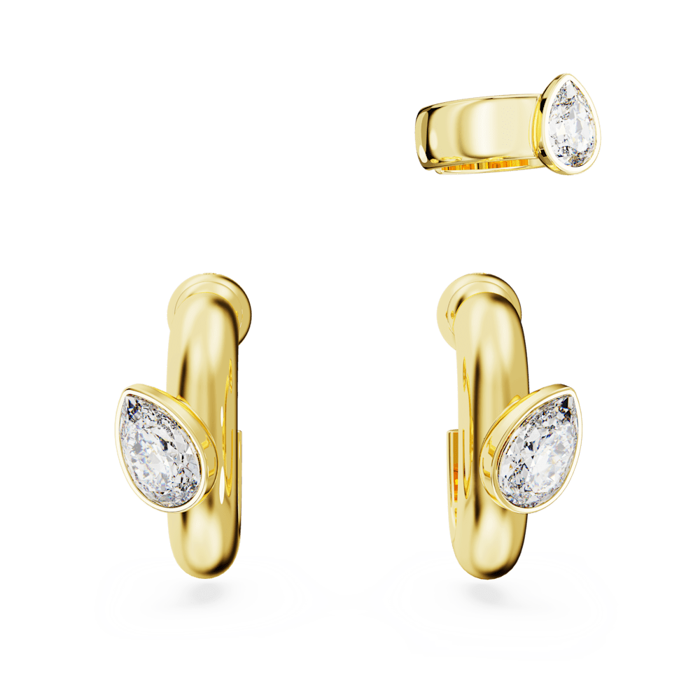Set 3 Orecchini Swarovski Dextera con Ear Cuff