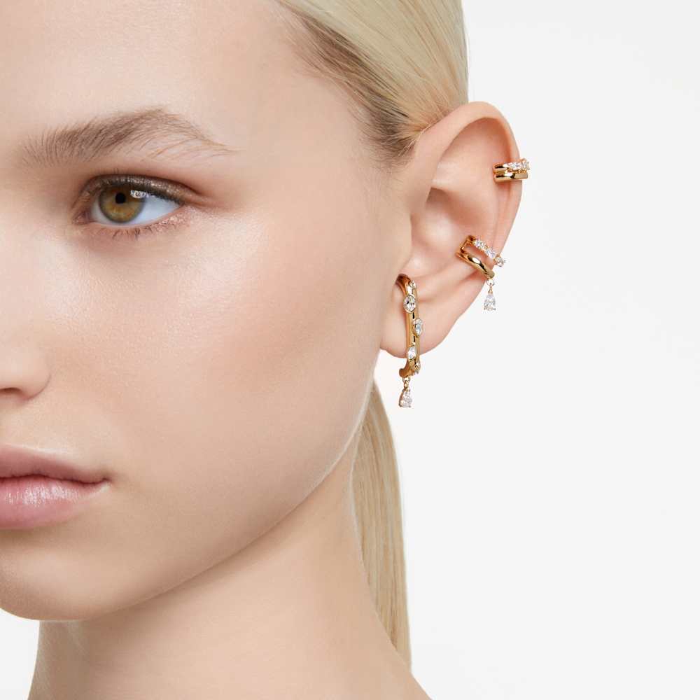 Set 3 Orecchini Swarovski Dextera con Ear Cuff