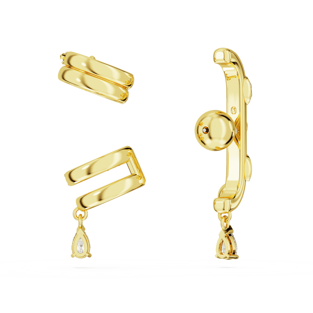 Set 3 Orecchini Swarovski Dextera con Ear Cuff