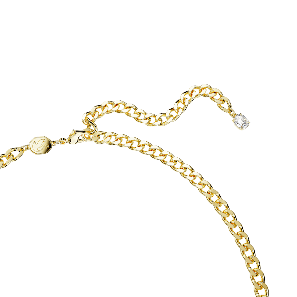 Collana con Charm Swarovski Dextera All Ard Dangling Finitura oro 18 Kt
