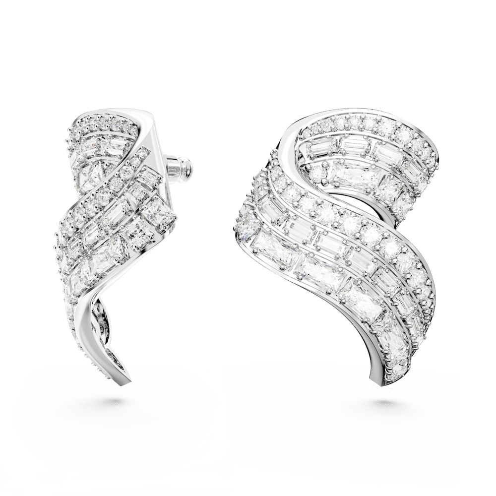 Orecchini a Lobo Swarovski Hyperbola cpn Pavè di Cristalli