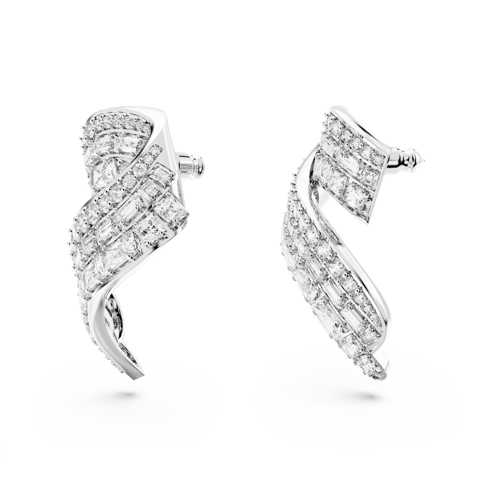 Orecchini a Lobo Swarovski Hyperbola cpn Pavè di Cristalli