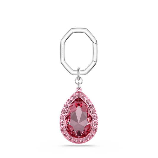 Portachiavi Swarovski Taglio Pear Rosa