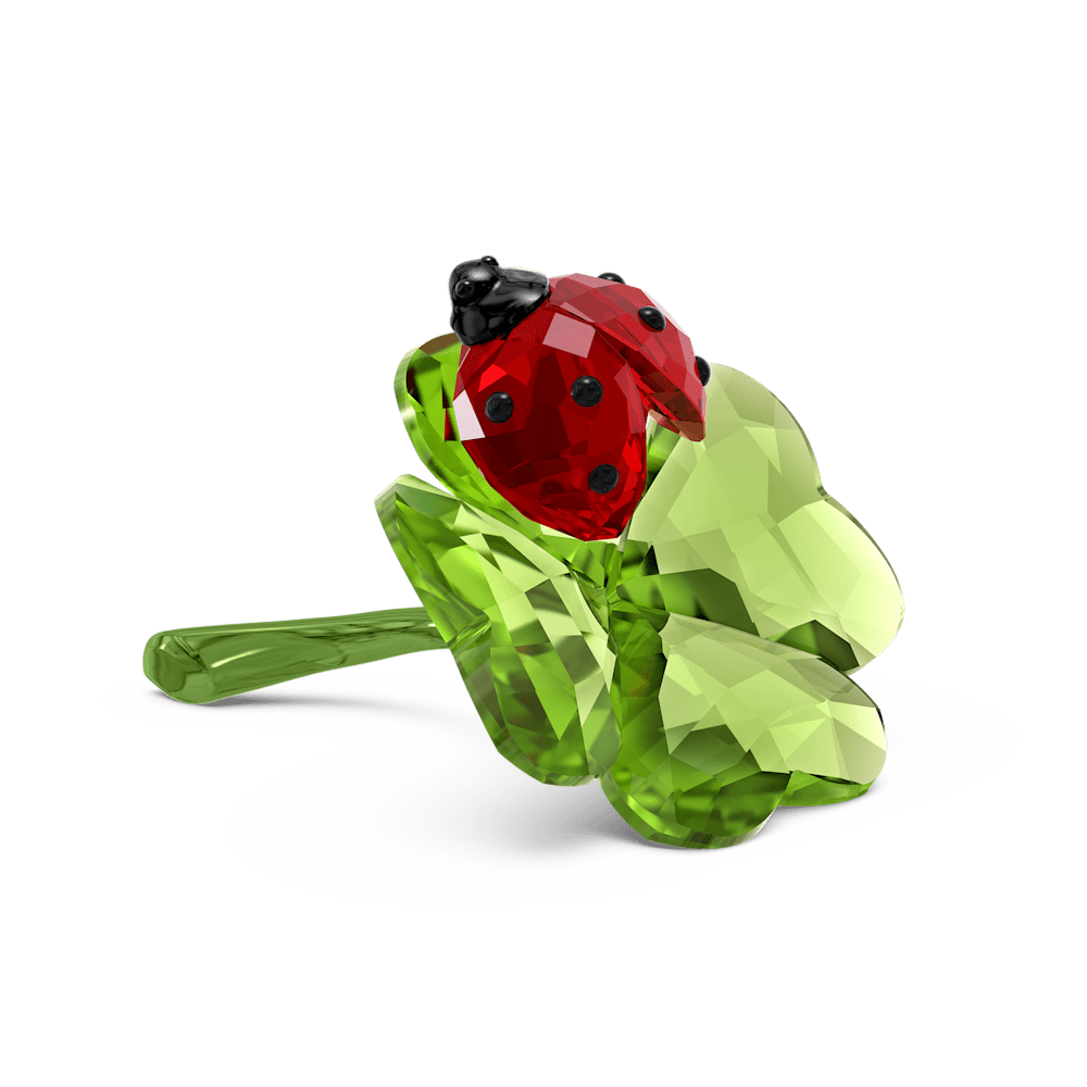 Oggettistica Swarovski Idyllia Coccinella e Quadrifoglio