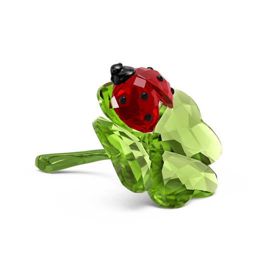Oggettistica Swarovski Idyllia Coccinella e Quadrifoglio