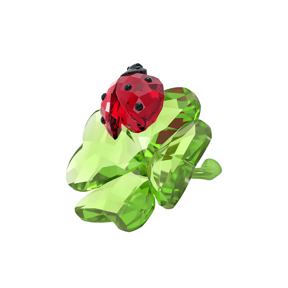 Oggettistica Swarovski Idyllia Coccinella e Quadrifoglio