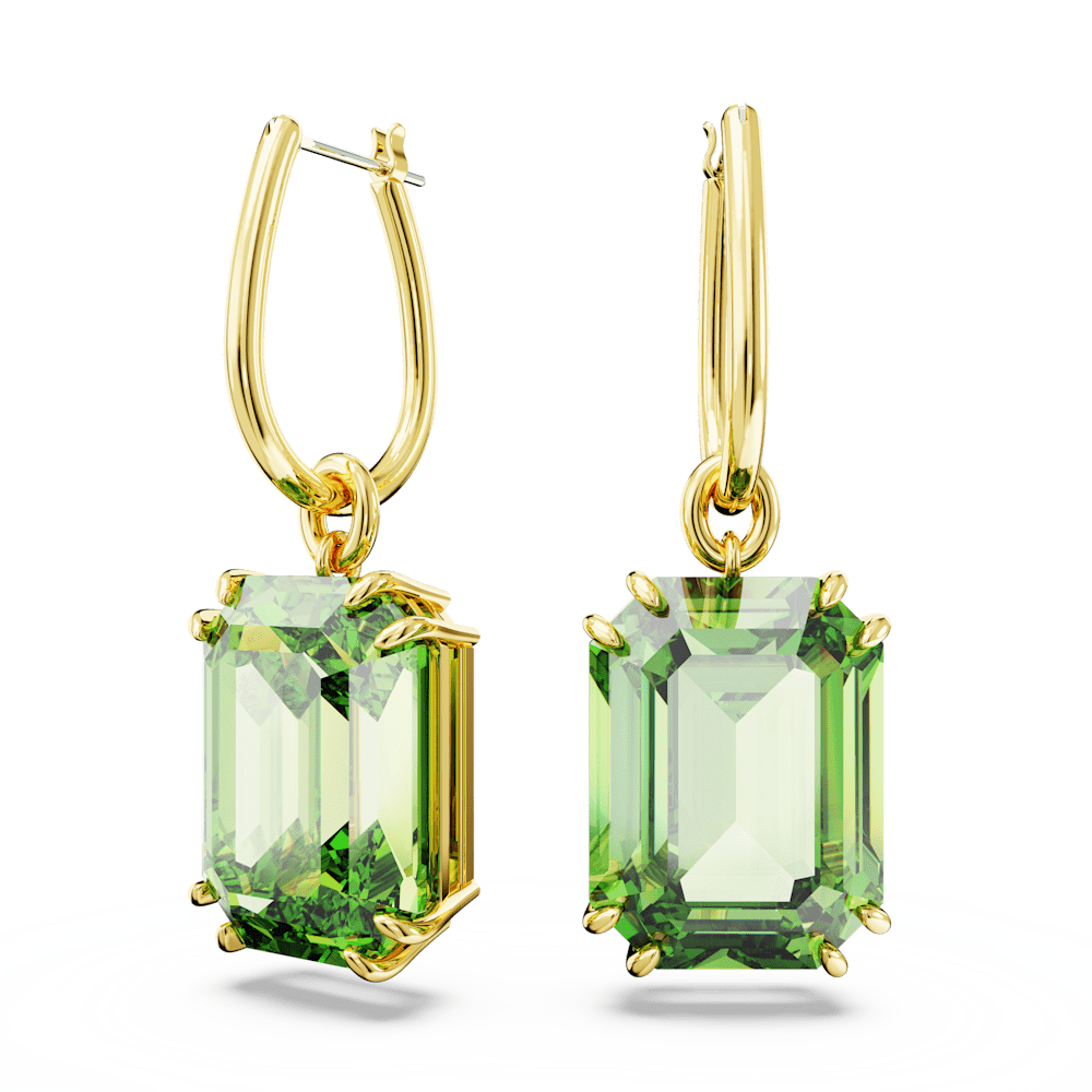 Orecchini Pendenti Swarovski Millenia Finitura oro 18 Kt